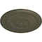 Ekena Millwork Temple Ceiling Medallion (Fits Canopies up to 9 1/4"), Hand-Painted Witch Hazel, 24"OD x 1 5/8"P CM24TEWHF - alternate 2